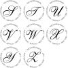 imageCustom Self Inking Address Stamp with Monogram  Style 195  with 5cc Ink Bottle A43