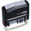 imageExcelMark 12 Phrase SelfInking Date Stamp  2quot x 14quot Impression  Black Ink 7817