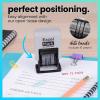 imageExcelMark 1822 Self Inking Date Stamp  Perfect for Shipping Receiving Expiration and Due Dates Black Ink Violet MountGray Mount
