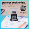 imageExcelMark 1822 Self Inking Date Stamp  Perfect for Shipping Receiving Expiration and Due Dates Black Ink Violet MountGray Mount