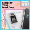 imageExcelMark 1822 Self Inking Date Stamp  Perfect for Shipping Receiving Expiration and Due Dates Black Ink Violet MountGray Mount