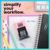 imageExcelMark 1822 Self Inking Date Stamp  Perfect for Shipping Receiving Expiration and Due Dates Black Ink Violet MountPink Mount