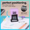 imageExcelMark 1822 Self Inking Date Stamp  Perfect for Shipping Receiving Expiration and Due Dates Black Ink Violet MountViolet Mount