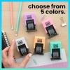 imageExcelMark 1822 Self Inking Date Stamp  Perfect for Shipping Receiving Expiration and Due Dates Black Ink Violet MountViolet Mount