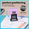 imageExcelMark 1822 Self Inking Date Stamp  Perfect for Shipping Receiving Expiration and Due Dates Black Ink Violet MountViolet Mount