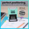 imageExcelMark 2445 Date Stamp  Perfect for Shipping Receiving Expiration and Due Dates Black Ink Pink MountBlack Ink