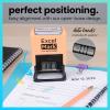 imageExcelMark 2445 Date Stamp  Perfect for Shipping Receiving Expiration and Due Dates Black Ink Pink MountBlack Ink