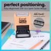 imageExcelMark 2445 Date Stamp  Perfect for Shipping Receiving Expiration and Due Dates Black Ink Pink MountBlue Ink