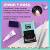 imageExcelMark 2445 Date Stamp  Perfect for Shipping Receiving Expiration and Due Dates Black Ink Pink MountBlue Ink