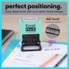 imageExcelMark 2445 Date Stamp  Perfect for Shipping Receiving Expiration and Due Dates Black Ink Pink MountBlue Ink