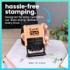 imageExcelMark 2445 Date Stamp  Perfect for Shipping Receiving Expiration and Due Dates Black Ink Pink MountBlue Ink