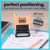 imageExcelMark 2445 Date Stamp  Perfect for Shipping Receiving Expiration and Due Dates Black Ink Pink MountRed Ink