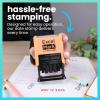imageExcelMark 2445 Date Stamp  Perfect for Shipping Receiving Expiration and Due Dates Black Ink Pink MountRed Ink