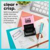 imageExcelMark 2445 Date Stamp with Text  Blue and Red Ink Violet Mount EmailedPink Mount