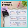 imageExcelMark 2445 Date Stamp with Text  Blue and Red Ink Violet Mount EmailedViolet Mount