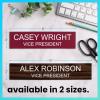 imageExcelMark 2quot x 10quot Custom Engraved Name Plate with Square Corners2 x 10