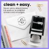 imageExcelMark Custom Address Stamp SelfInking Monogram Address Stamp Personalized