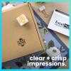 imageExcelMark Custom Logo Stamp  Personalized Wood Rubber Stamp  Upload Your Own Image 2quotx2quot1x1