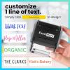 imageExcelMark Custom One Line Stamp  Name Stamps Self Inking Personalized LargeLarge