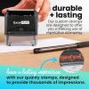 imageExcelMark Custom One Line Stamp  Name Stamps Self Inking Personalized LargeLarge