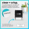 imageExcelMark Custom One Line Stamp  Name Stamps Self Inking Personalized LargeSmall