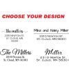 imageExcelMark Custom Return Address Stamp  Multiple Designs to Choose from