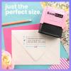imageExcelMark Custom Return Address Stamp  Personalize with Your Address and Pick from 10 Stylish Mount Patterns Foliage EdgeEveryday Elegance