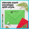 imageExcelMark Custom Return Address Stamp  Personalize with Your Address and Pick from 10 Stylish Mount Patterns Foliage EdgeHoliday
