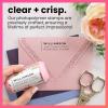 imageExcelMark Custom Return Address Stamp  Personalize with Your Address and Pick from 10 Stylish Mount Patterns Foliage EdgeModern Line