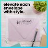 imageExcelMark Custom Return Address Stamp  Personalize with Your Address and Pick from 10 Stylish Mount Patterns Foliage EdgeScript Swirl