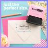 imageExcelMark Custom Return Address Stamp  Personalize with Your Address and Pick from 10 Stylish Mount Patterns Foliage EdgeSignature Script