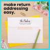 imageExcelMark Custom Return Address Stamp  Personalize with Your Address and Pick from 10 Stylish Mount Patterns Foliage EdgeSignature Script