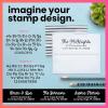 imageExcelMark Custom Return Address Stamp  Self Inking Rubber Stamp  3 Sizes and 8 Designs to Choose fromDesign 8
