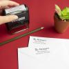 imageExcelMark Custom Return Address Stamp  Self Inking Rubber Stamp  Picket FenceBlackboard