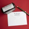 imageExcelMark Custom Return Address Stamp  Self Inking Rubber Stamp  Picket FenceElegance