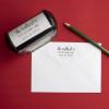 imageExcelMark Custom Return Address Stamp  Self Inking Rubber Stamp  Picket FencePicket Fence