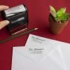 imageExcelMark Custom Return Address Stamp  Self Inking Rubber Stamp  Picket FenceSoftball