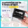 imageExcelMark Custom Rubber Stamp  Clean ampamp Easy Stamping  Personalized SelfInking Stamp SmallLarge