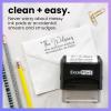 imageExcelMark Custom Stamp  Clear ampamp Crisp Impressions  Personalized SelfInking Rubber Stamp  Use for Address Stamp and More Address