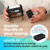 imageExcelMark Custom Stamp  Clear ampamp Crisp Impressions  Personalized SelfInking Rubber Stamp  Use for Address Stamp and More LargeLarge