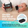 imageExcelMark Custom Stamp  Clear ampamp Crisp Impressions  Personalized SelfInking Rubber Stamp  Use for Address Stamp and More LargeMedium