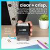 imageExcelMark Custom Stamp  Clear ampamp Crisp Impressions  Personalized SelfInking Rubber Stamp  Use for Address Stamp and More LargeMedium