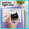 imageExcelMark Custom Stamp  Clear ampamp Crisp Impressions  Personalized SelfInking Rubber Stamp  Use for Address Stamp and More LargeSmall