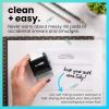 imageExcelMark Custom Stamp  Clear ampamp Crisp Impressions  Personalized SelfInking Rubber Stamp  Use for Address Stamp and More LargeSmall