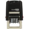 imageExcelMark Entered  SelfInking Rubber Date Stamp  Compact Size  Black InkBlue Ink