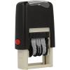 imageExcelMark Entered  SelfInking Rubber Date Stamp  Compact Size  Black InkRed Ink