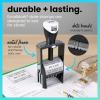 imageExcelMark Heavy Duty SelfInking Date Stamp BlueRed CustomBlack Ink