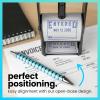 imageExcelMark Heavy Duty SelfInking Date Stamp BlueRed PostedBlue