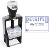 imageExcelMark Heavy Duty SelfInking Date Stamp BlueRed PostedBlue