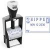 imageExcelMark Heavy Duty SelfInking Date Stamp BlueRed PostedBlue